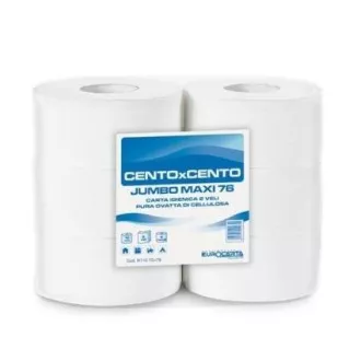 Hârtie igienică Cento JUMBO 230 2 straturi de celuloză, diametru 23 cm, rolă de 190 m