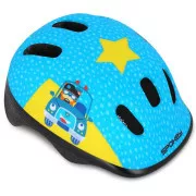 Cască de bicicletă pentru copii FUN POLICE, 52-56 cm