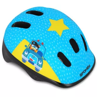 Cască de bicicletă pentru copii FUN POLICE, 52-56 cm
