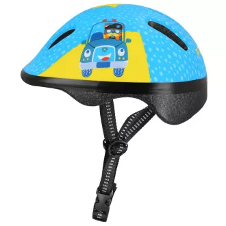 Cască de bicicletă pentru copii FUN POLICE, 52-56 cm