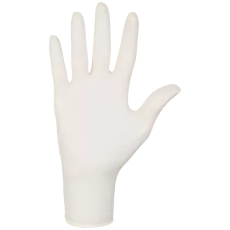 DERMAGEL COATED - Mănuși de corp fără pudră din latex, polimer cu strat interior, 100 buc, XS