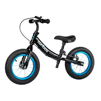 Bicicletă de echilibru pentru copii MOVINO Cariboo ADVENTURE cu frână, roți gonflabile 12'', negru-albastru Bicicletă de echilibru pentru copii MOVINO Cariboo ADVENTURE cu frână, roți gonflabile 12'', negru-albastru