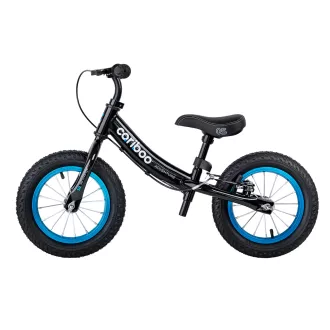 Bicicletă de echilibru pentru copii MOVINO Cariboo ADVENTURE cu frână, roți gonflabile 12'', negru-albastru Bicicletă de echilibru pentru copii MOVINO Cariboo ADVENTURE cu frână, roți gonflabile 12'', negru-albastru