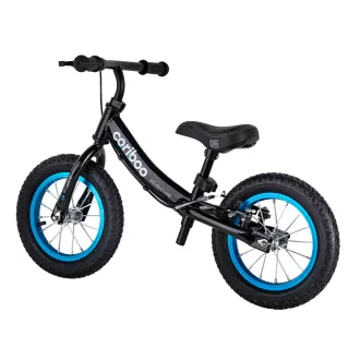 Bicicletă de echilibru pentru copii MOVINO Cariboo ADVENTURE cu frână, roți gonflabile 12'', negru-albastru Bicicletă de echilibru pentru copii MOVINO Cariboo ADVENTURE cu frână, roți gonflabile 12'', negru-albastru