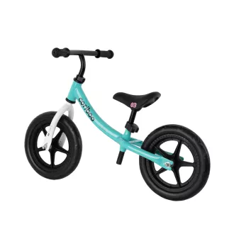 Bicicletă de echilibru pentru copii MOVINO Cariboo CLASSIC, roți de 12'', turcoaz-negru