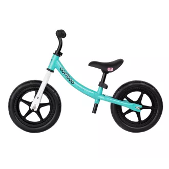 Bicicletă de echilibru pentru copii MOVINO Cariboo CLASSIC, roți de 12'', turcoaz-negru