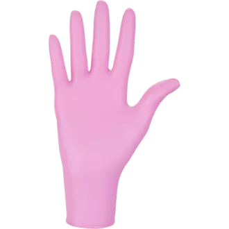NITRYLEX PINK - Mănuși din nitril (fără pulbere) roz, 100 buc, XS