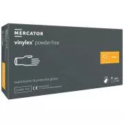 VINYLEX POWDER FREE - Mănuși din vinil (fără pulbere) albe, 100 buc, L