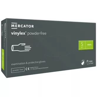 VINYLEX POWDER FREE - Mănuși din vinil (fără pulbere) albe, 100 buc, L