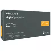 VINYLEX POWDER FREE - Mănuși din vinil (fără pulbere) albe, 100 buc, XL