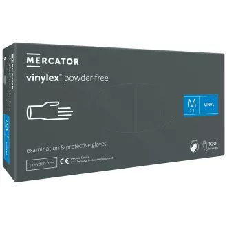 VINYLEX POWDER FREE - Mănuși din vinil (fără pulbere) albe, 100 buc, XL