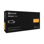 NITRYLEX BLACK - Mănuși din nitril (fără pulbere) negru, 100 buc, S