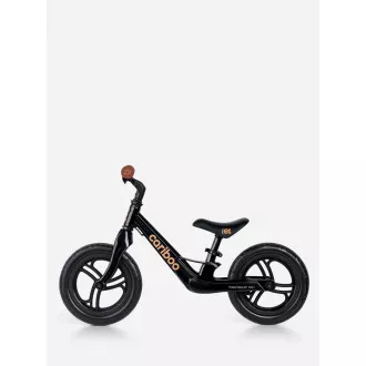 Bicicletă de echilibru pentru copii MOVINO Cariboo MAGNESIUM PRO 12", Espresso-Negru