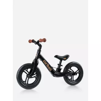 Bicicletă de echilibru pentru copii MOVINO Cariboo MAGNESIUM PRO 12", Espresso-Negru