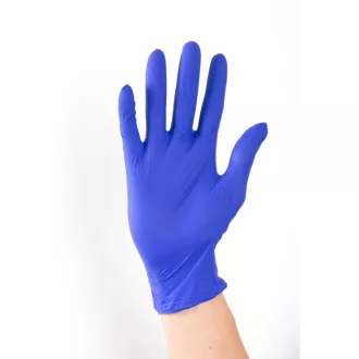 NITRYLEX MAXTER - Mănuși din nitril (fără pulbere) albastru închis, 100 buc, L
