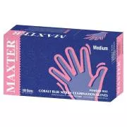 NITRYLEX MAXTER - Mănuși din nitril (fără pulbere) albastru închis, 100 buc, M