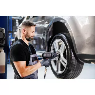MERCATOR® GOGRIP - Mănuși din nitril, fără pudră, 50 buc, negre, XXL