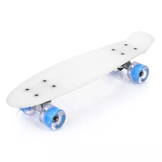 Pennyboard MTR GLOW WHITE 56 cm roți cu LED-uri