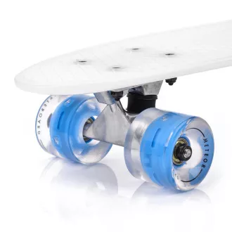 Pennyboard MTR GLOW WHITE 56 cm roți cu LED-uri