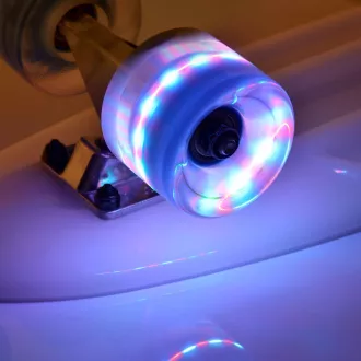 Pennyboard MTR GLOW WHITE 56 cm roți cu LED-uri