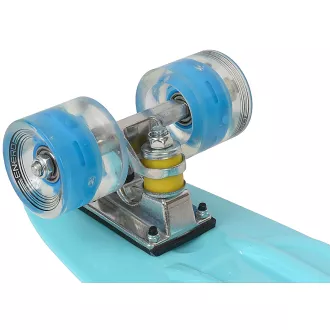 Pennyboard ENERO BABY BLUE, 56 cm cu roți cu LED