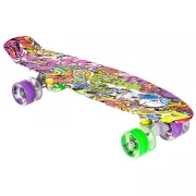Pennyboard ENERO 56cm cu roți LED, VINTAGE