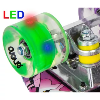 Pennyboard ENERO 56cm cu roți LED, VINTAGE