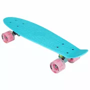 Pennyboard ENERO AZURE, 56 cm cu roti LED