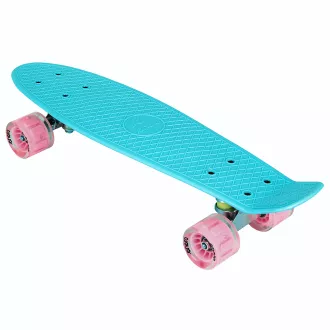 Pennyboard ENERO AZURE, 56 cm cu roti LED