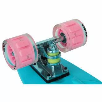 Pennyboard ENERO AZURE, 56 cm cu roti LED