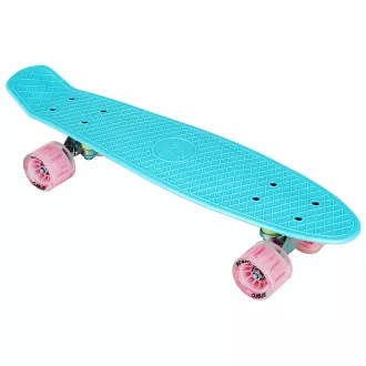 Pennyboard ENERO AZURE, 56 cm cu roti LED