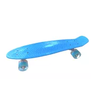Pennyboard cu roți cu LED-uri, 56 cm ALBASTRU deschis