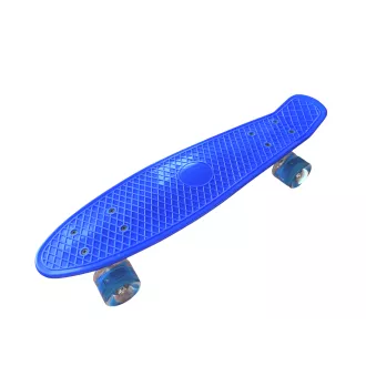 Pennyboard cu roți cu LED-uri, 56 cm DARK BLUE