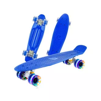Pennyboard cu roți cu LED-uri, 56 cm DARK BLUE