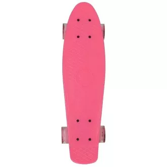 Pennyboard cu roți cu LED-uri, 56 cm PINK Pennyboard cu roți cu LED-uri, 56 cm PINK