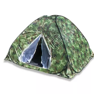 Cort turistic pentru 3-4 persoane camuflaj