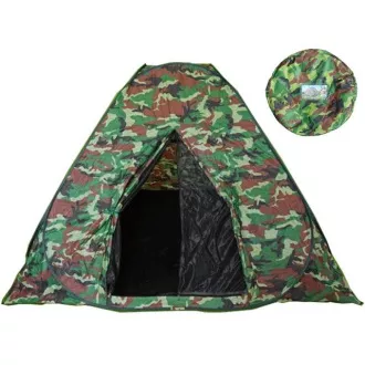 Cort turistic pentru 3-4 persoane camuflaj