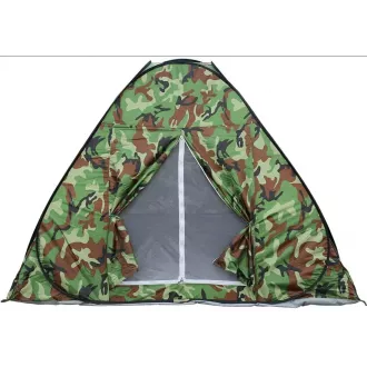 Cort turistic pentru 3-4 persoane camuflaj