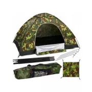 Cort de drumeție pentru max. 3 persoane, 2x2m, camuflaj