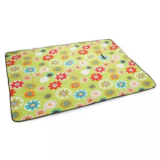 Pătură de picnic cu strat inferior impermeabil 150x200 cm, flori