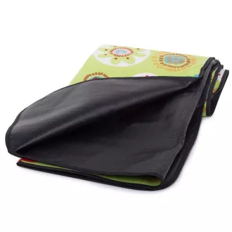 Pătură de picnic cu strat inferior impermeabil 150x200 cm, flori