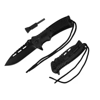 Cuțit cu arc și cremene 21cm