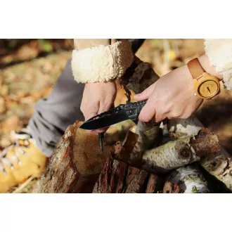 Cuțit cu arc și cremene 21cm