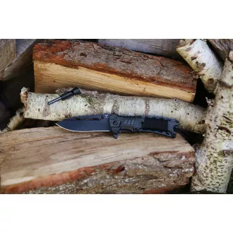 Cuțit cu arc și cremene 21cm