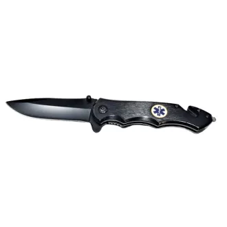 Cuțit de buzunar pliabil de salvare - Kandar Black 21,5 cm