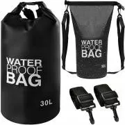Sac uscat impermeabil 30 l, negru