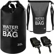 Sac uscat impermeabil 30 l, albastru
