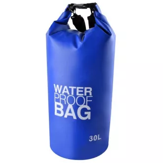 Sac uscat impermeabil 30 l, albastru