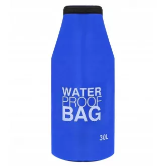 Sac uscat impermeabil 30 l, albastru