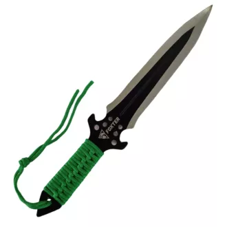 Set de cuțite de aruncat cu teacă, 25 cm 3 buc